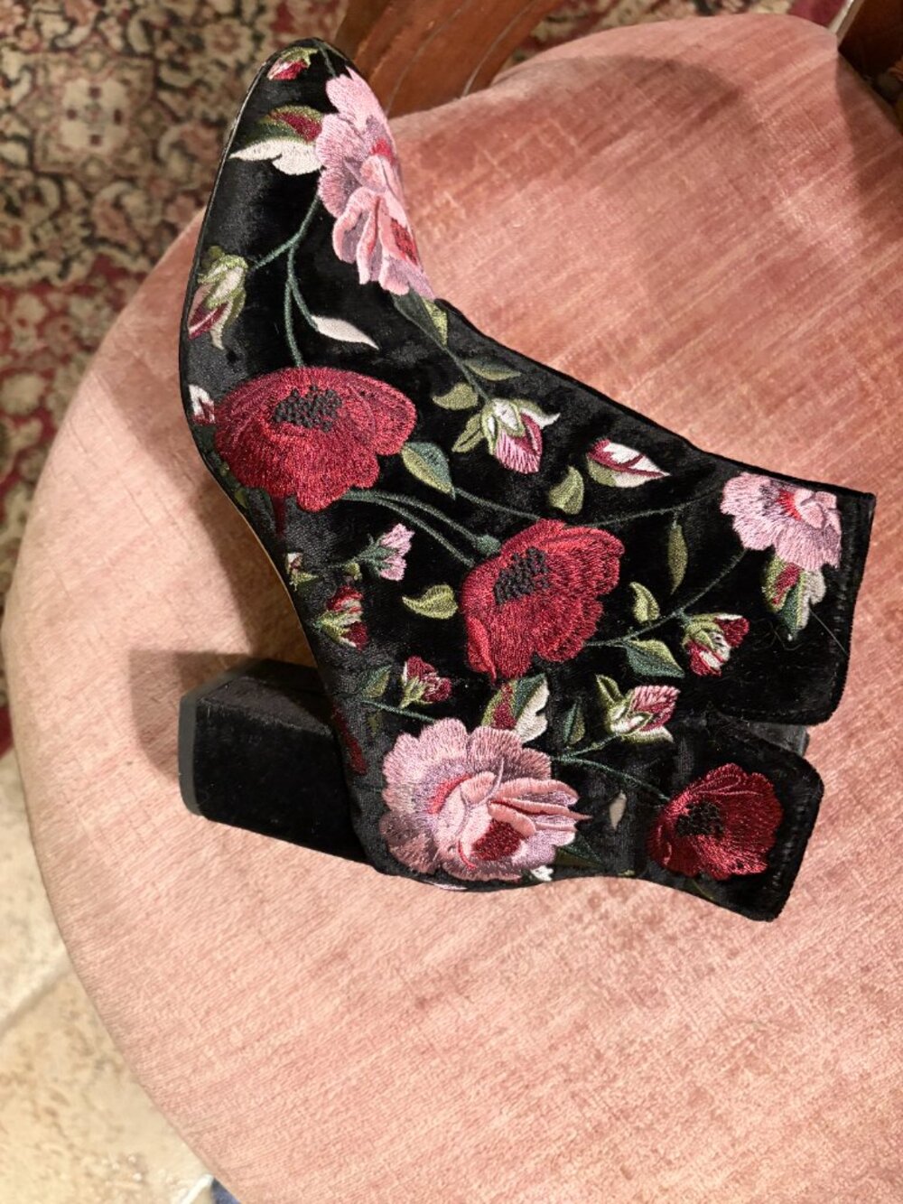 Velvet Embroided Ankle Boots by Kate Spade - Picture 5 of 5